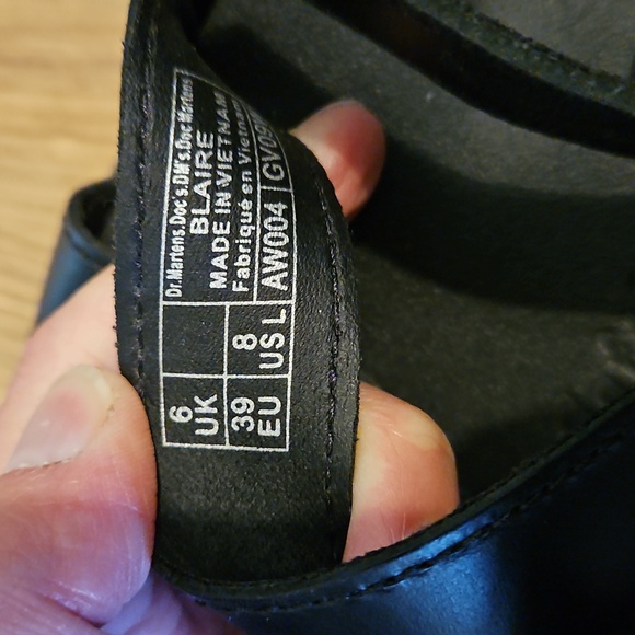 Dr. Martens Black Blaire Sandal- Size US8 - Picture 4 of 4